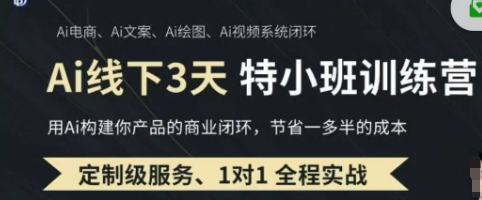 AI实操培训第20-21期线下，0基础保姆级教程，3月最新整理，企业获客、降本增效、打造超级个体