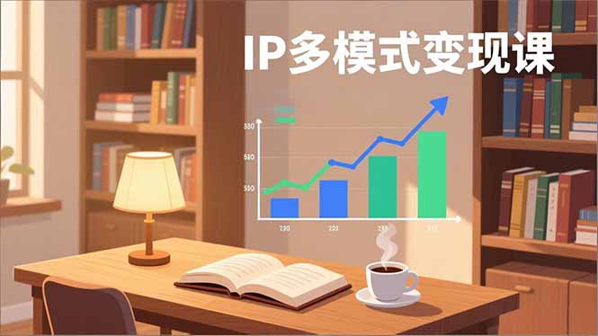 (17014期)IP多模式变现课,广告分成、种草激励、Live图带货,开拓多元收入,副业稳定月入过万
