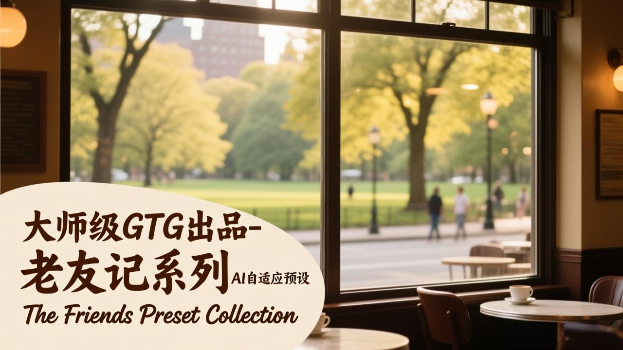 (17403期)大师级GTG出品-老友记系列AI自适应预设The Friends Preset Collection