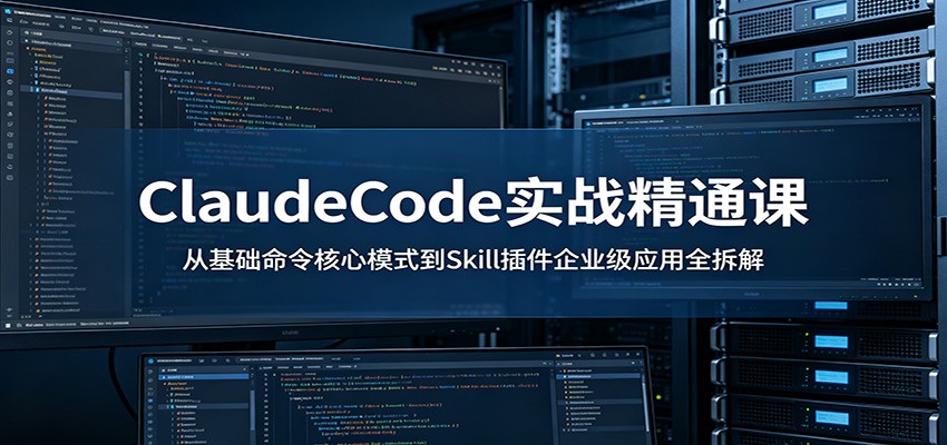 ClaudeCode实战精通课:从基础命令核心模式到Skill插件企业级应用全拆解
