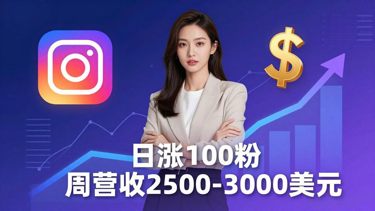 （18299期）想做数字产品？Sheri亲授：日涨100粉、每周2500至3000美元的营收，Instagram躺着赚