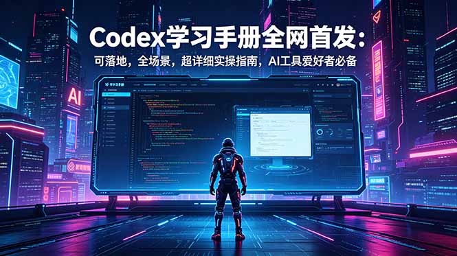 (18871期)Codex学习手册全网首发:可落地,全场景,超详细实操指南,AI工具爱好者必备