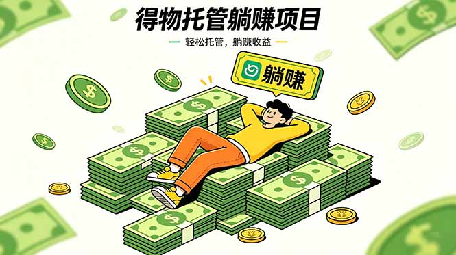 （18726期）26年6月必做！得物视频激励项目，全自动运营单号月利润3600+