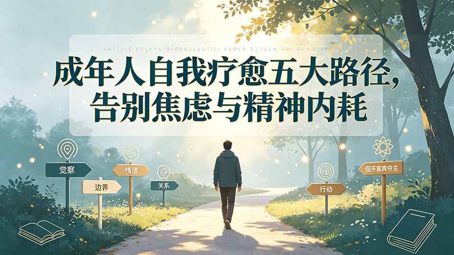 (19516期)付费文章:成年人自我疗愈五大路径,告别焦虑与精神内耗