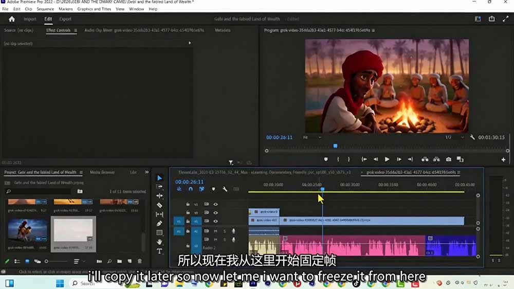 (19305期)Grok Imagine AI故事动画短片实战:电影级视觉效果+角色一致性+高级提示词+后期剪辑全流程 (19305期)Grok Imagine AI故事动画短片实战:电影级视觉效果+角色一致性+高级提示词+后期剪辑全流程