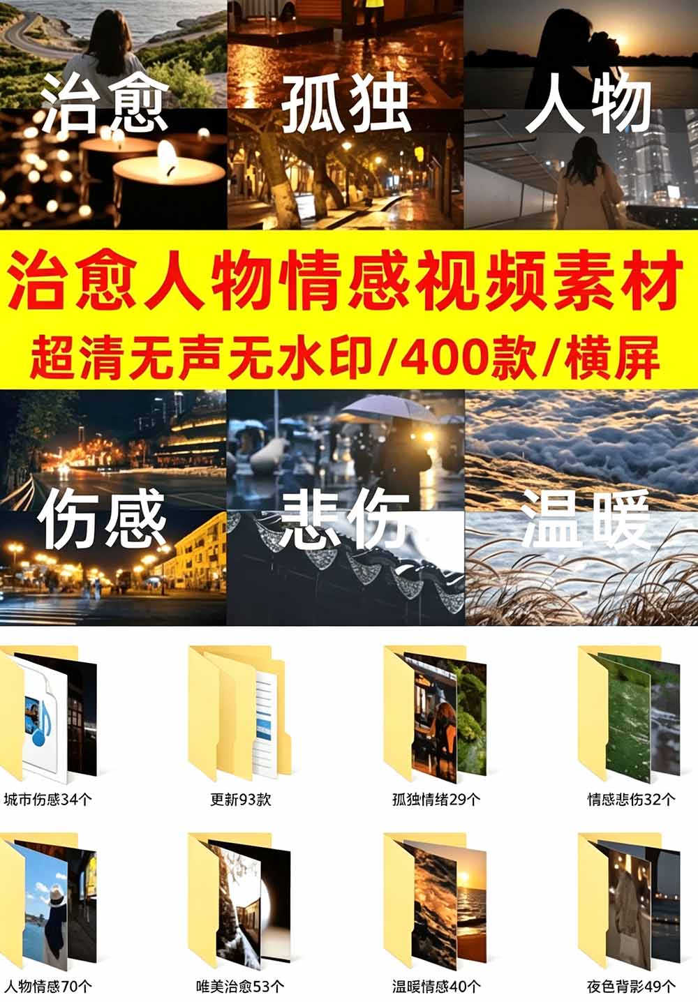 (19227期)爆款短视频常用视频素材!抖音治愈伤感人物情感视频素材,400款合集,无声无水印,视频感氛围拉满 (19227期)爆款短视频常用视频素材!抖音治愈伤感人物情感视频素材,400款合集,无声无水印,视频感氛围拉满