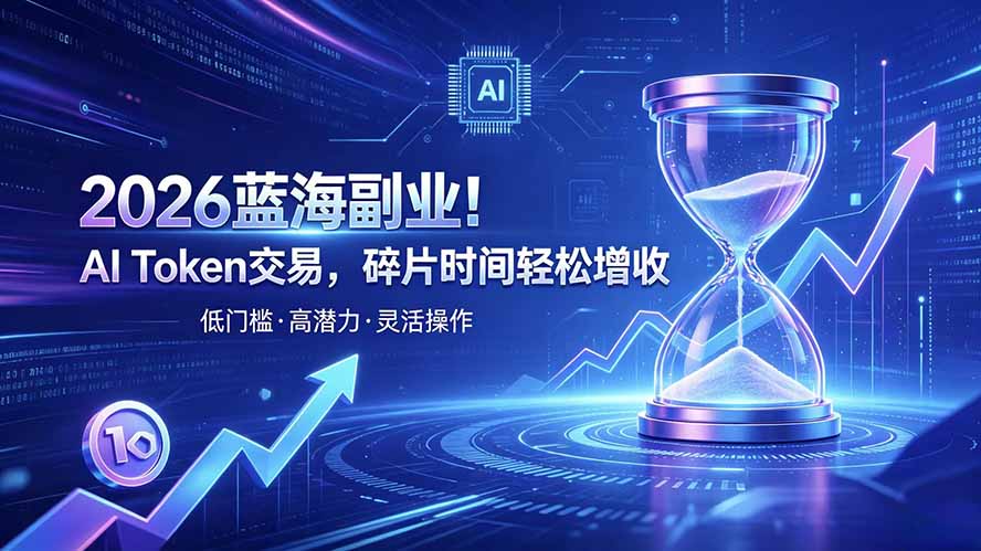 (19997期)AI Token算力赛道!普通人可入局的数字副业