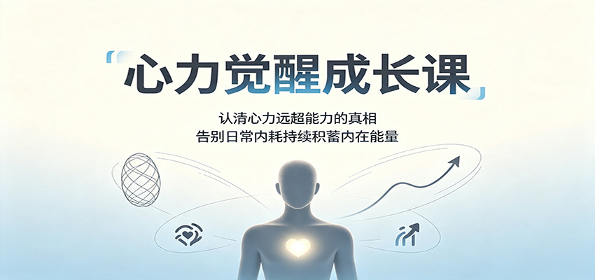 心力觉醒成长课:认清心力远超能力的真相,告别日常内耗持续积蓄内在能量