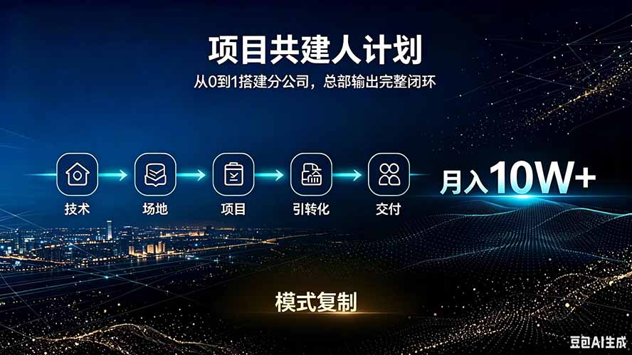 (20037期)做项目被割了100w。半年翻身。 合伙人月入10W的收入计划