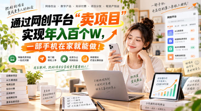 （20682期）【教副业兼职课程】实现月入1-5W！毫无保留的全部教给你，长期稳定项目！