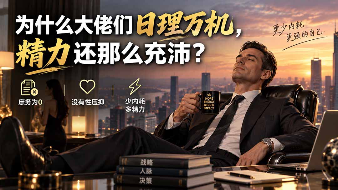 (20244期)付费文章:为什么大佬们日理万机,精力还那么充沛?
