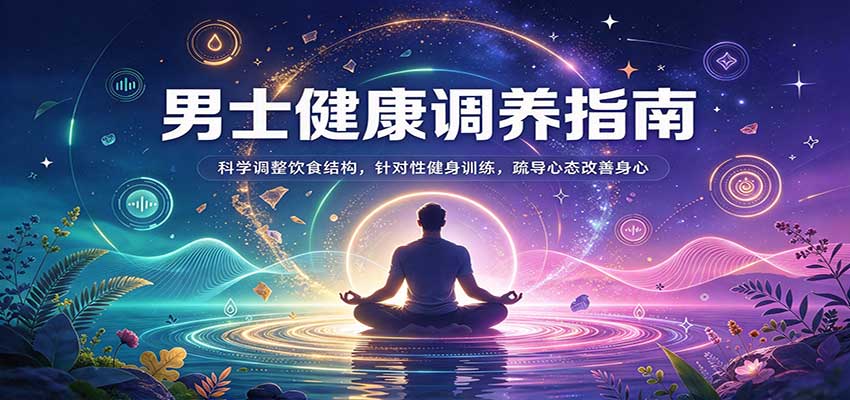男士健康调养指南:科学调整饮食结构,针对性健身训练,疏导心态改善身心