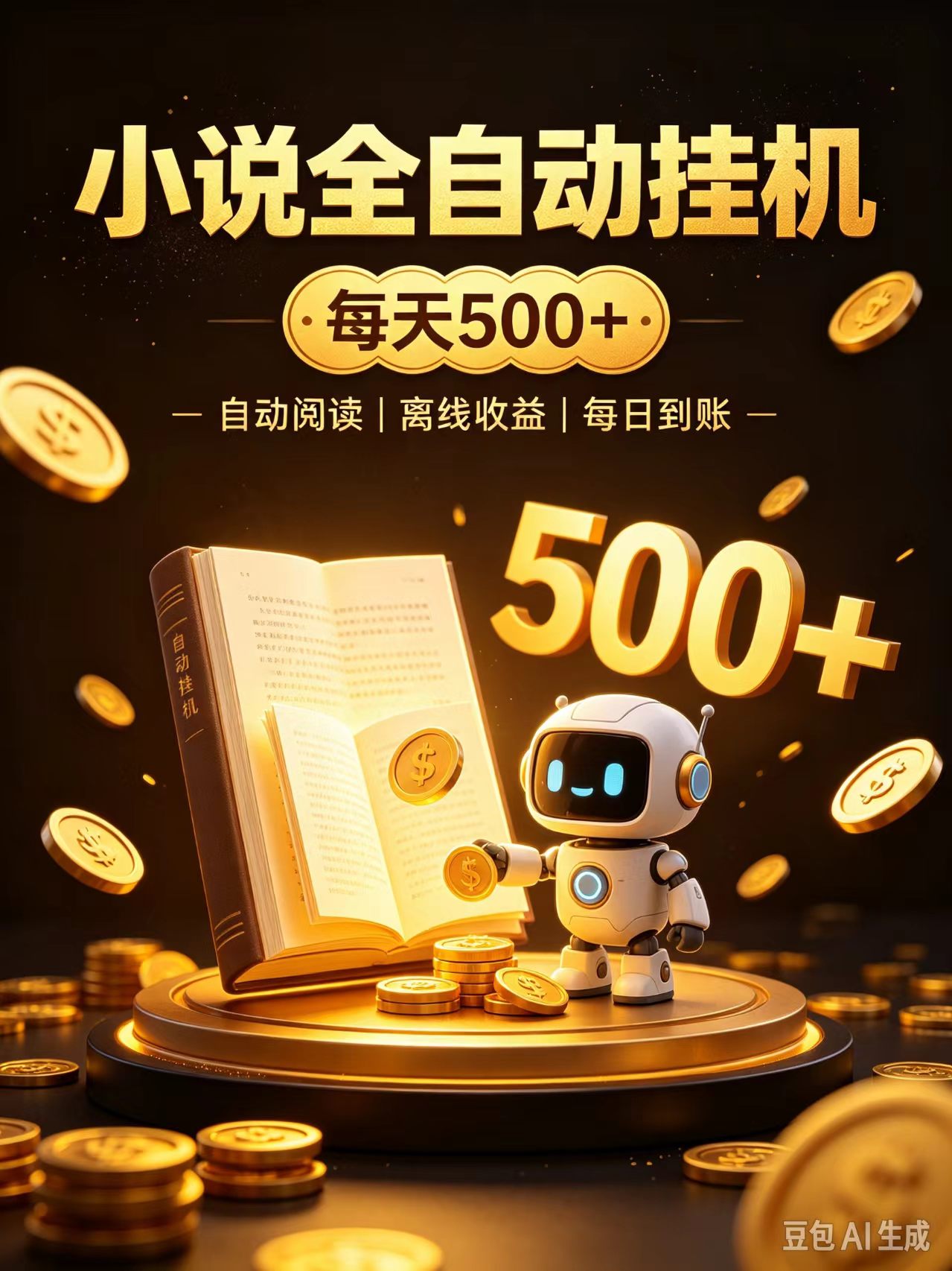 番茄全自动小说0门槛副业,日入300+,躺赚稳定风口项目