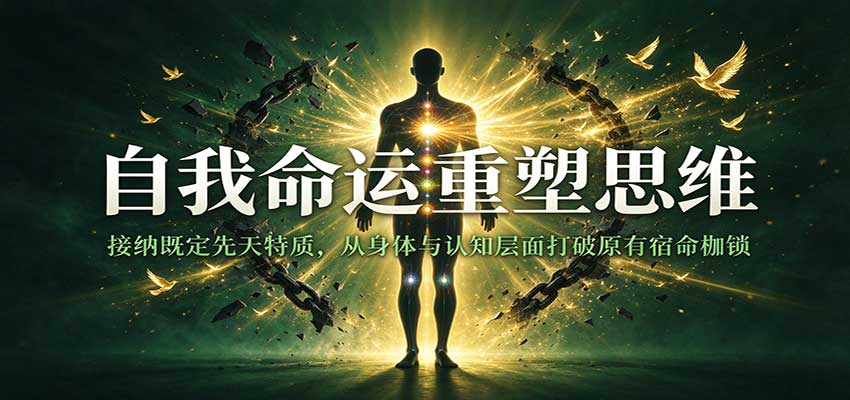 自我命运重塑思维:接纳既定先天特质,从身体与认知层面打破原有宿命枷锁