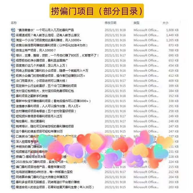 (5750期)千款捞偏门小本创业小项目,总有一款适合你【无水印】 (5750期)千款捞偏门小本创业小项目,总有一款适合你【无水印】